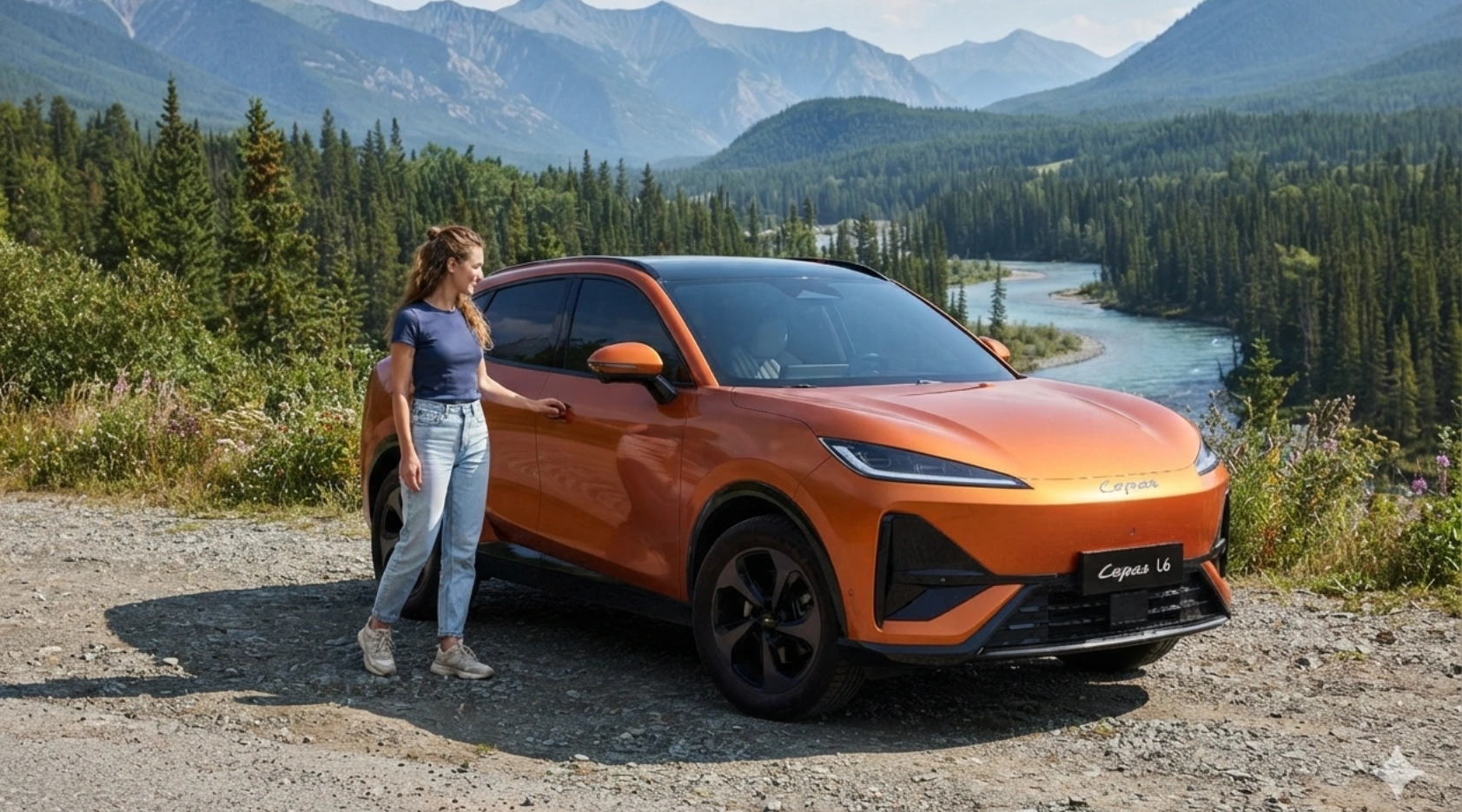 Trasera del Lepas L6 Super Hybrid (PHEV)